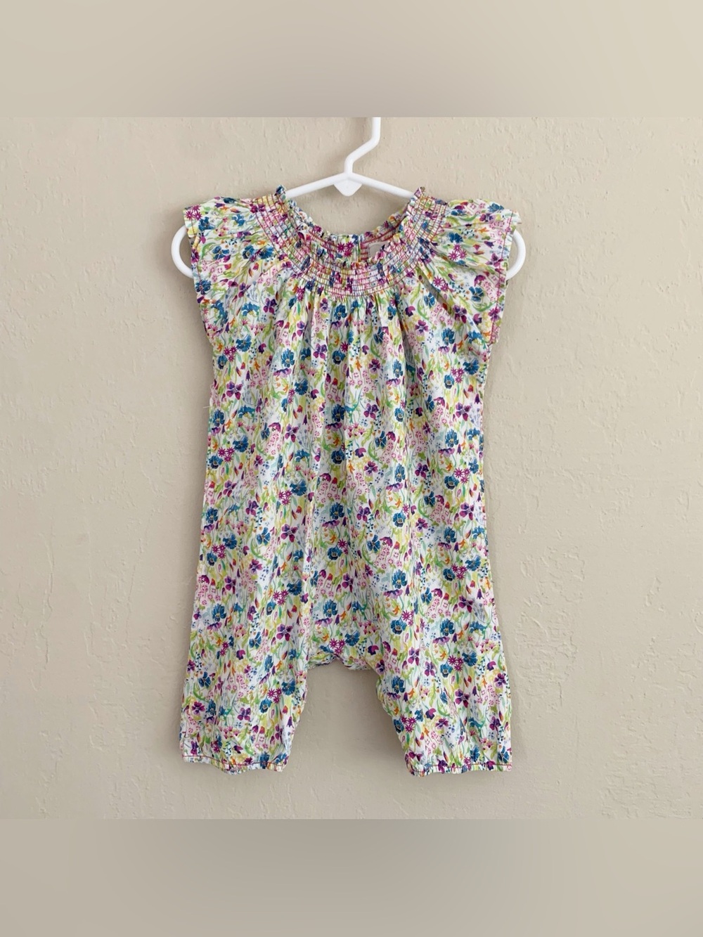 Peek Floral Smocked Romper • 18-24 Months